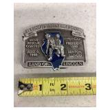 Illinois Mine Rescue Belt Buckle