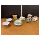 Assorted China Bowls, Cups, Mugs, and Decor
