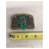 Illinois Mine Rescue Belt Buckle, 1992