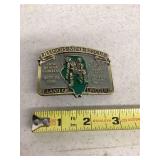 Illinois Mine Rescue Belt Buckle