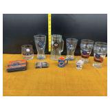 Chicago Bears Collectible Glassware and Memorabilia