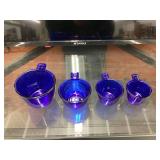 Cobalt blue measuring Cups