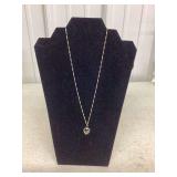 20” Heart Necklace 925