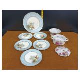 Floral Decorated Porcelain Tableware Set
