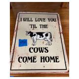 Cow Sign