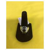 Black Quartz 925 size 8 (New)