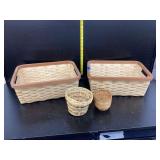 Assorted Decorative Woven Baskets