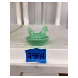 Miniature Hen On Nest