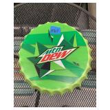 Mtn Dew Bottle Cap Sign