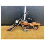 Hand Carved Wooden Motorcycle Model