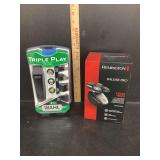 Wahl Triple Play Battery Groomer and Remington Balder Pro Head Shaver