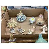 Selection of Figural Porcelain Bisque Nodders