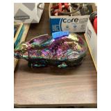 Carnival Glass Rabbit