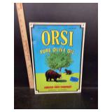Orsi Pure Olive Oil Advertising Sign