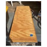 Play wood 4’x 6 1/2” 5 pieces