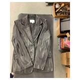 Leather Apparel Assortment: Jacket and Motorcycle Chaps