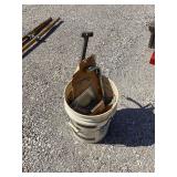 Assorted Tools and Hardware in Bucket