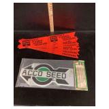 Wayne Feeds and Acco Seed Advertising Lot