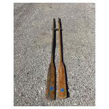 Pair of Wooden Oars