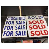 Sold, Custom Build, For Sale, Signs