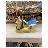 Cast Iron Boy and Goose