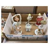 Ceramic Ballerina Figurines with Various Poses