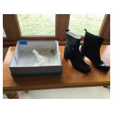 NWNORWOOD Black Leather Boots - Size 9 1/2 M