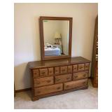 Dresser w/Mirror 56”x17”x30”