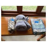 Heating Pad, Throw Blanket  & Scraf