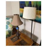 2 Table Lamps and 1 Floor Lamp Match, floor lamp