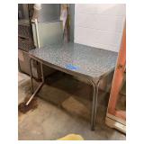 Retro Table No Chairs (in Basement)