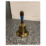 Brass Hand Bell with Wooden Handle