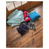 Blankets, Pillow, Scarves