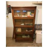 Oak Lawyers book case 34” W x 12” d x 63 1/2” T