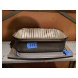 Metal Roasting Pan and Rack Set