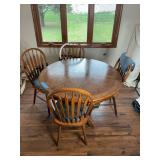Table and 4 chairs