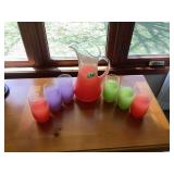Pitcher and Tumbler Set, 6 Pieces