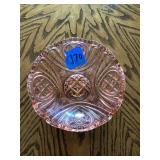 Pink Depression Glass Bowl