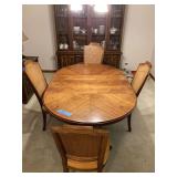 Table and Chairs and 2 leaves