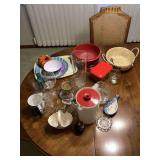 Wine Glasses, bowl, etc