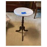 Marble Top Pedestal Table