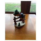 Goebel W. Germany Figurine of Boy on Fence with Frog