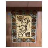 The thirteen colonies Rug