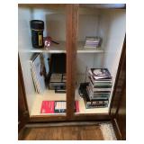 Flashlights, Regency Scanner, Cassette Tape Collection, and Vinyl Records