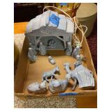 Ceramic Nativity set
