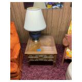 Lamp and end table