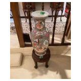 Floral Motif Porcelain Vase