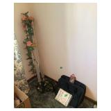 Bag, Book, Crutches, Flower