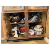 Assorted Kitchen Items and Cookware