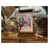 Clock, Jesus Print, Jesus calling book